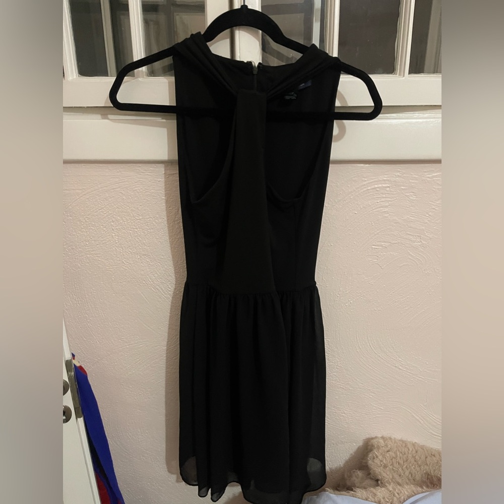 NWOT French Connection Halter Neck Black Mini Dress Size 6